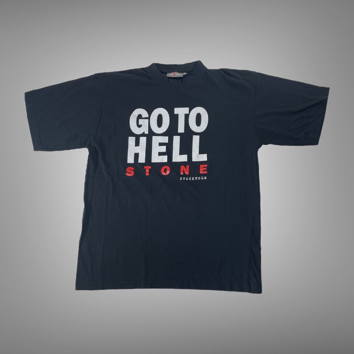 Vintage Go To Hell Slogan T Shirt Hoodie, Sweatshirt | FlexRushtees.com