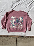 Other Vtg 80s 90s Winter Wonderland Nature Animals Snow Sweatshirt T-Shirts, Hoodie | FlexRushtees.com