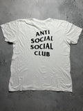 Anti Social Social Club Anti Social Social Club Logo White Bootleg Tee Xl Xxl Hoodie, Sweatshirt | FlexRushtees.com