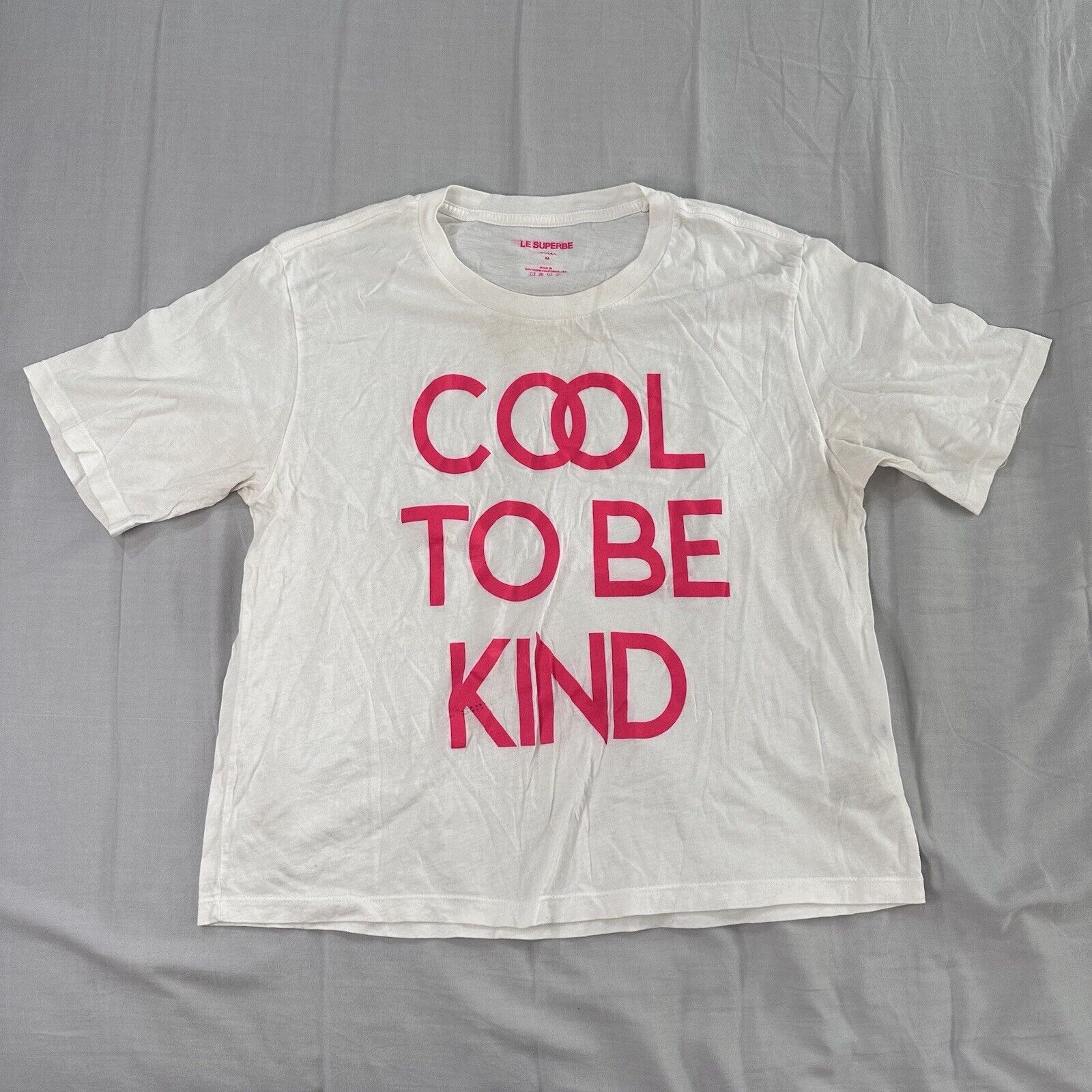 Superbe Le Superbe T Shirt M Cool To Be Kind Slogan Graphic Tee Hoodie, Sweatshirt | FlexRushtees.com