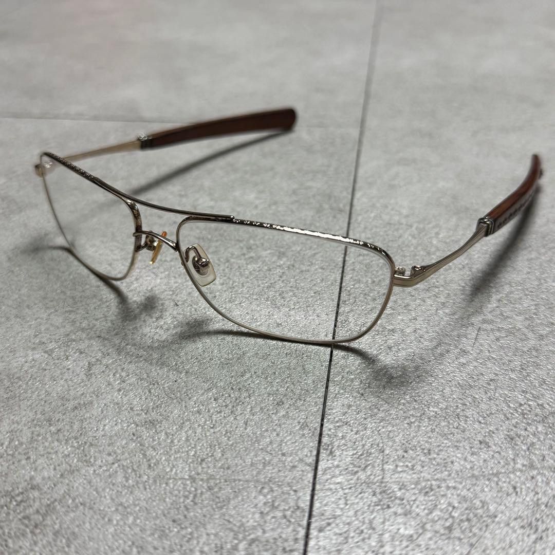 Hearts Chrome Hearts Skysaw Ii Glasses Brown Silver
