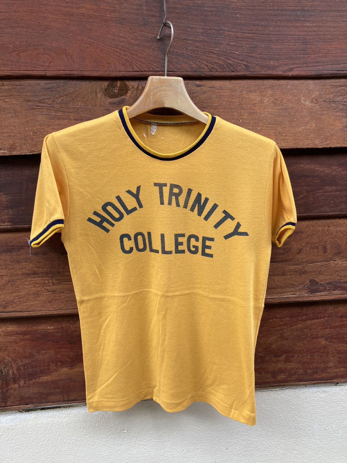 Vintage 70s Ringer Tee Holy Trinity College