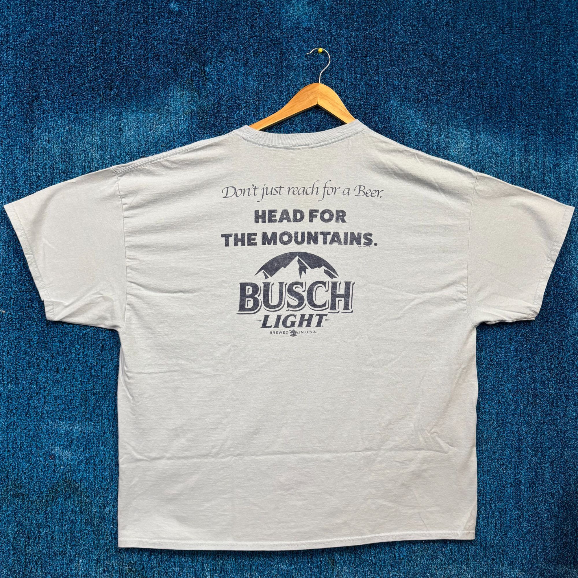 Other Busch Light Head For The Mountains Slogan Beer Promo Tee Xxl Hoodie, Sweatshirt | FlexRushtees.com