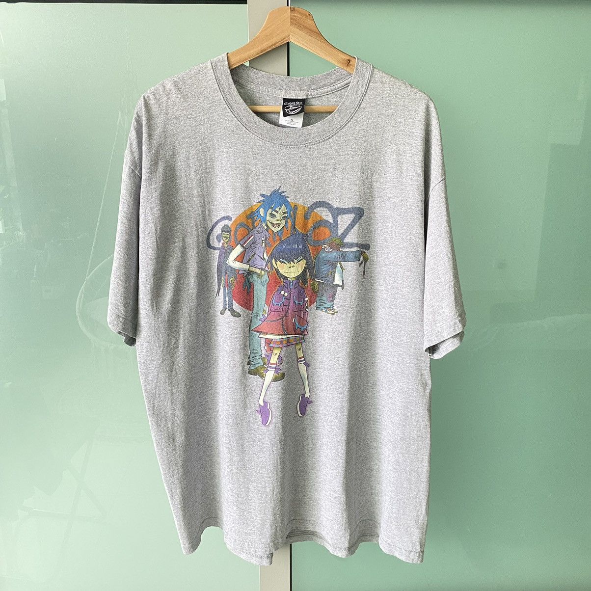 Band Tees Vintage Y2k Gorillaz Uk Band Erd Grunge Rap Electronic Tee Hoodie, Sweatshirt | FlexRushtees.com