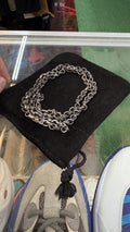 Hearts Chrome Heart Paper Chain Necklace