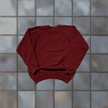 Vintage Hanes The Bank Of California 50 50 Crewneck Sweatshirt Sz S Maroon 80s 70s Mens Sweats