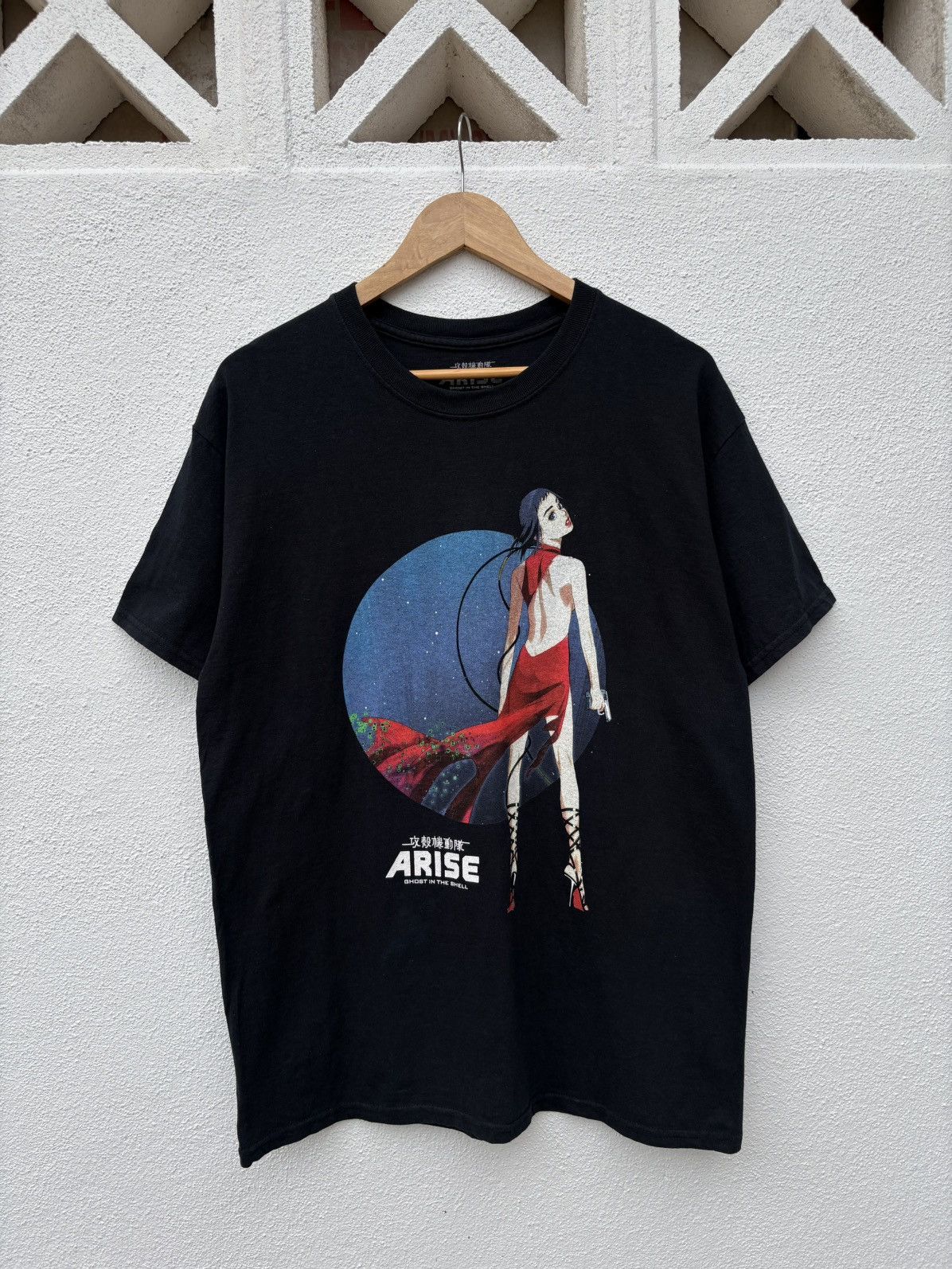 Vintage Ghost In The Shell Arise Movie Anime T Shirt