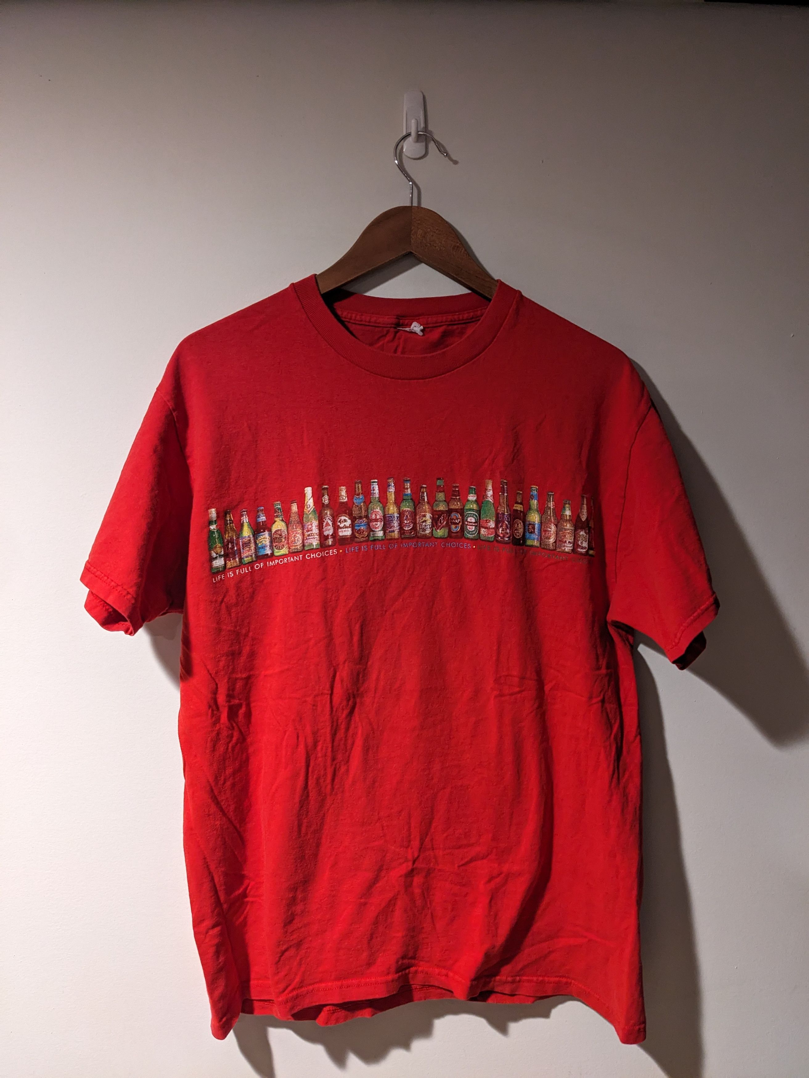 Vintage Y2k Life Is Full Of Important Choices Beer T Shirt Hoodie, Sweatshirt | FlexRushtees.com