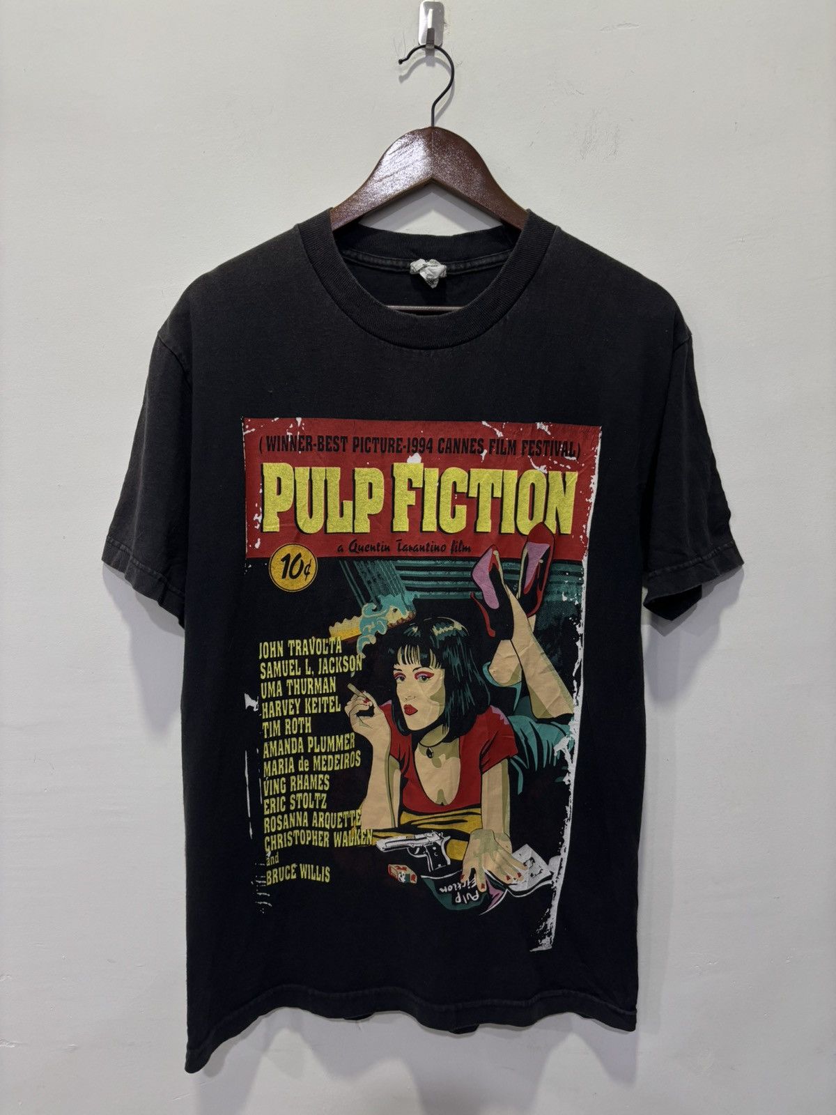 Vintage Pulp Fiction Tshirt Hoodie, Sweatshirt | FlexRushtees.com