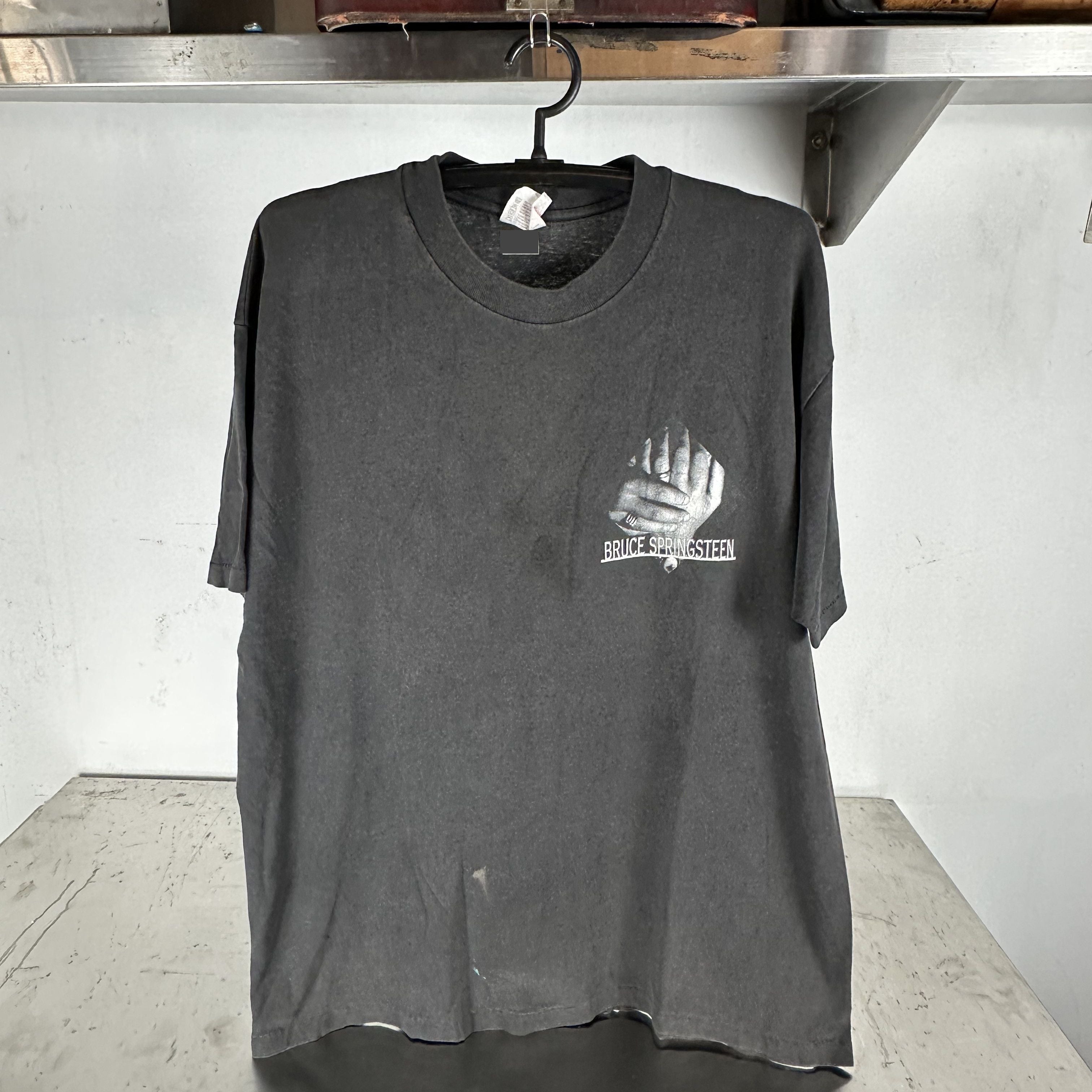 Vintage 1992 Bruce Springsteen Double Sided Xl T Shirt Hoodie, Sweatshirt | FlexRushtees.com