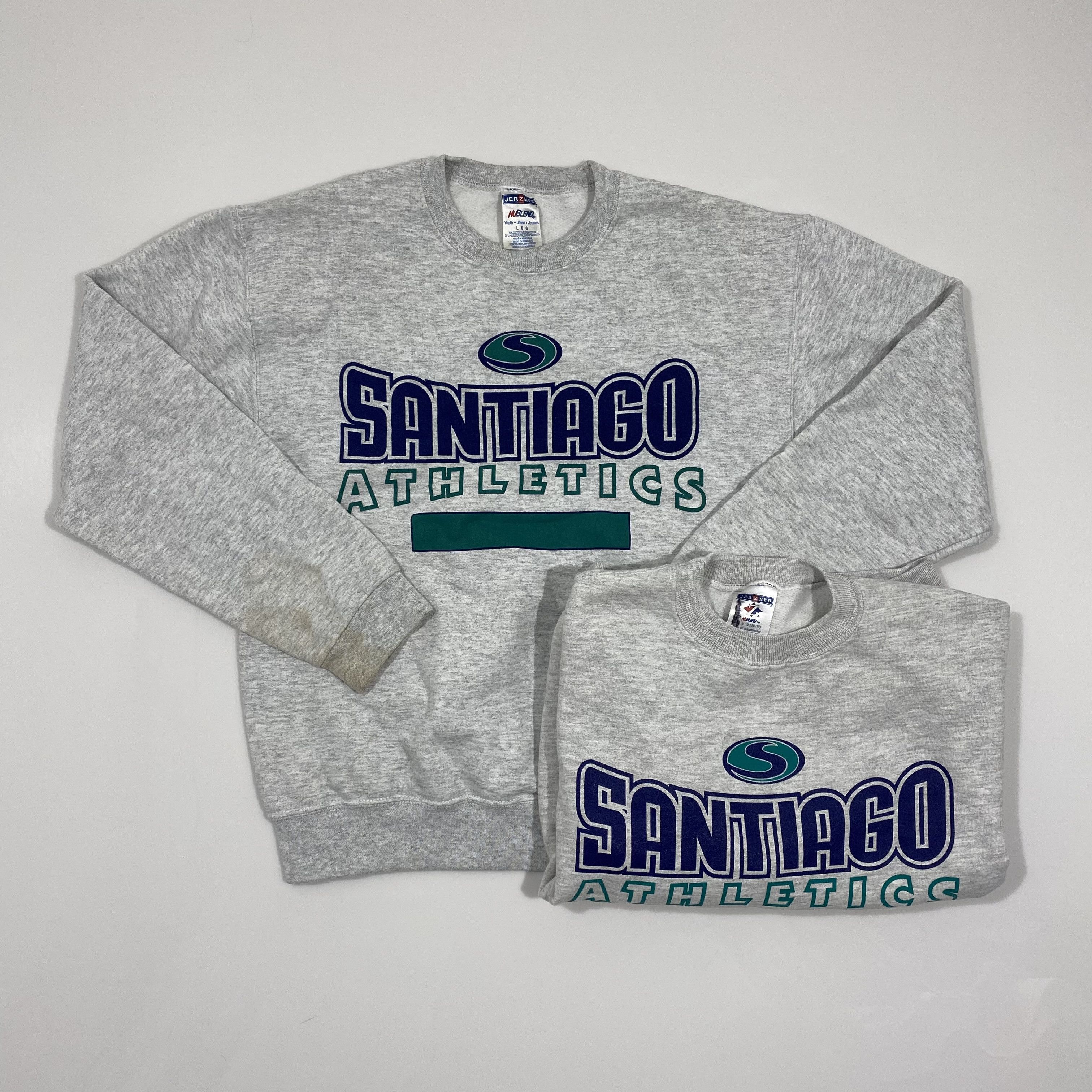 Vintage Bundle Of Santiago Athletics Jerzees Crewnecks