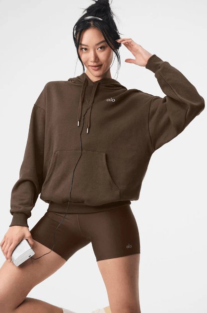 Alo Accolade Espresso Pullover Hoodie T-Shirts, Sweatshirt | FlexRushtees.com