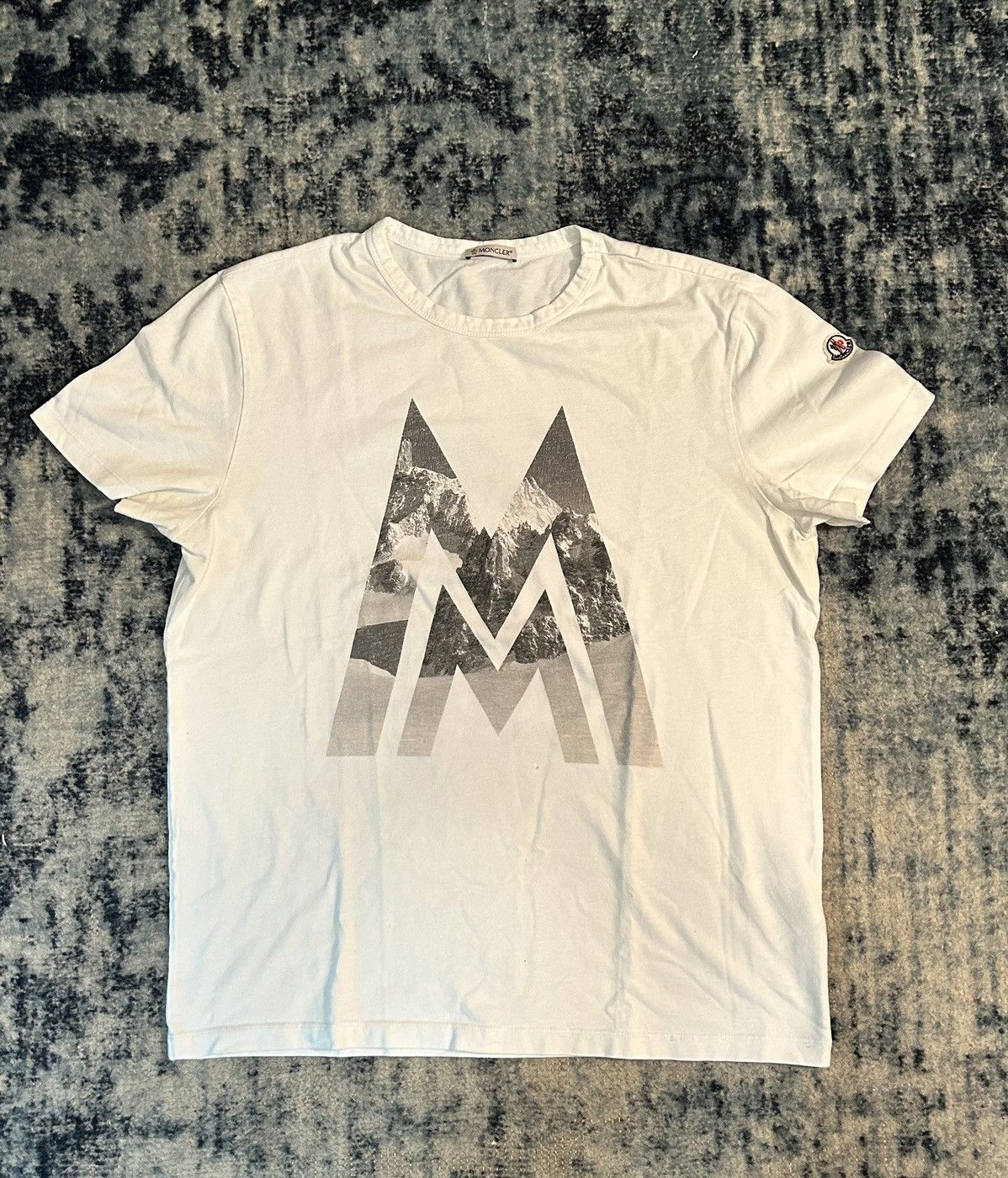 Moncler White Mountain T Shirt