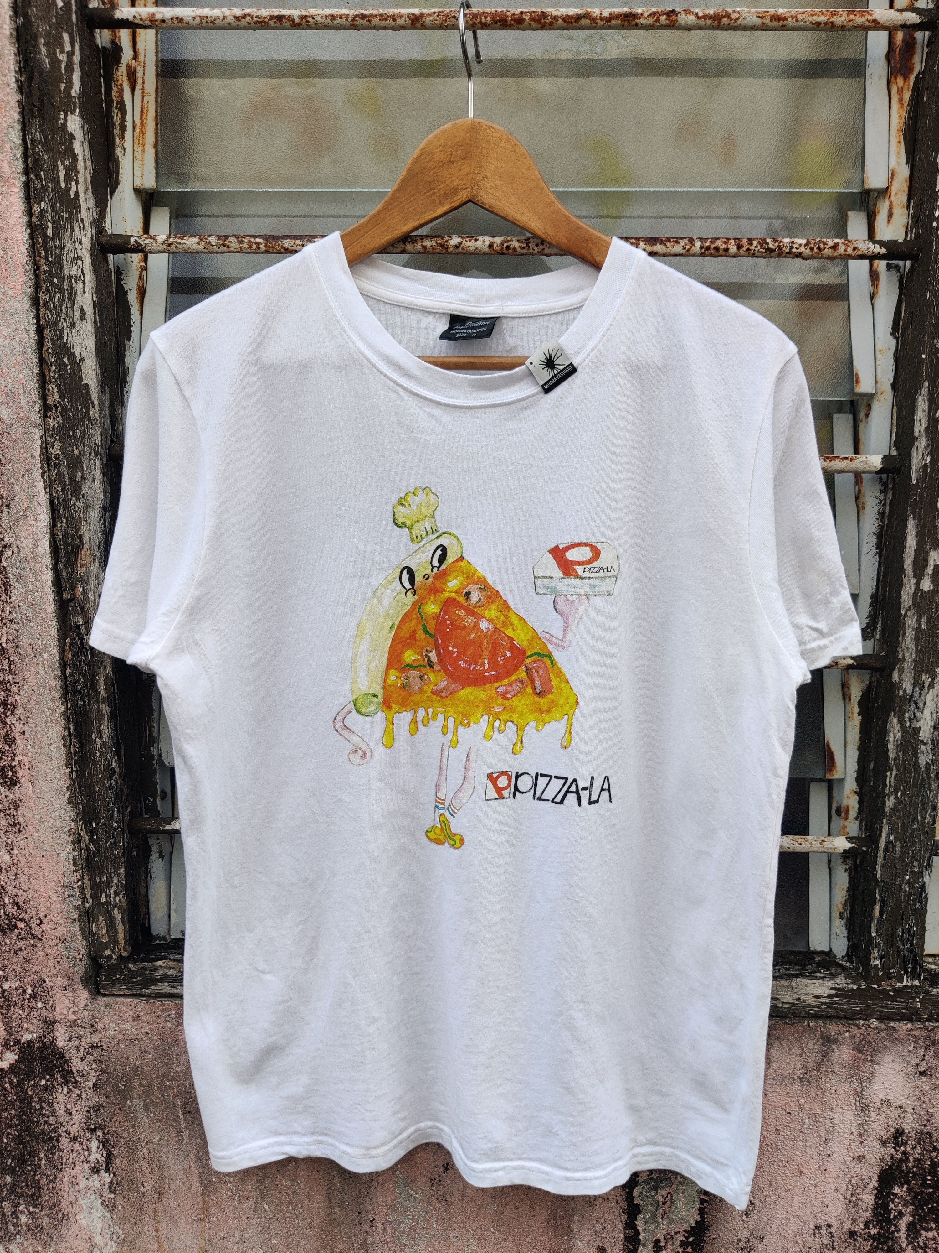 Maison Mihara Yasuhiro Vintage Miharayasuhiro Pizza La Designer Shirt Hoodie, Sweatshirt | FlexRushtees.com