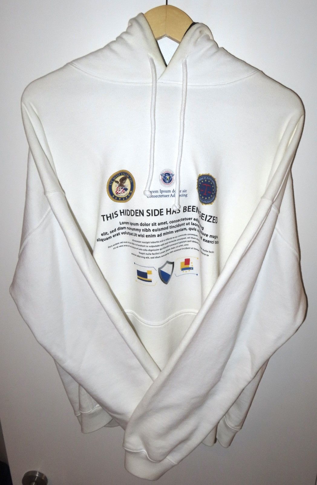 Vetements This Hidden Side Has Been Seized Hoodie T-Shirts, Sweatshirt | FlexRushtees.com