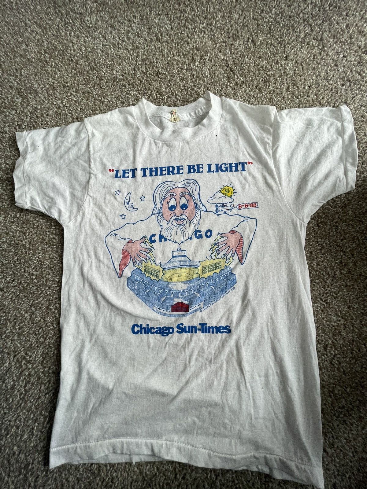 Vintage 1988 Cubs Parking Lot Bootleg Tee Hoodie, Sweatshirt | FlexRushtees.com