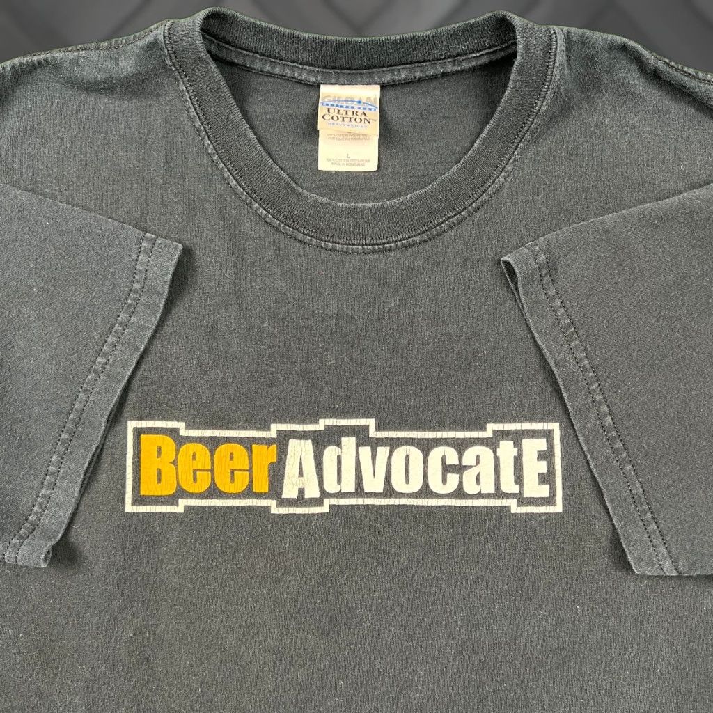 Gildan Vintage Beer Advocate Review Quote Website T Shirt Men S Large Faded Black Y2k Hoodie, Sweatshirt | FlexRushtees.com
