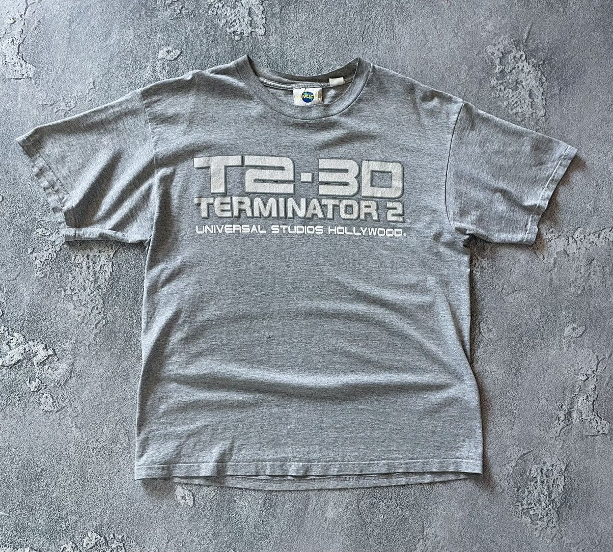 Band Tees Vintage 90 S Terminator 2 3d Universal Studios Movie T Shirt