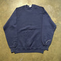 Vintage 80s Jerzees Navy Blank Raglan Cut Sweatshirt