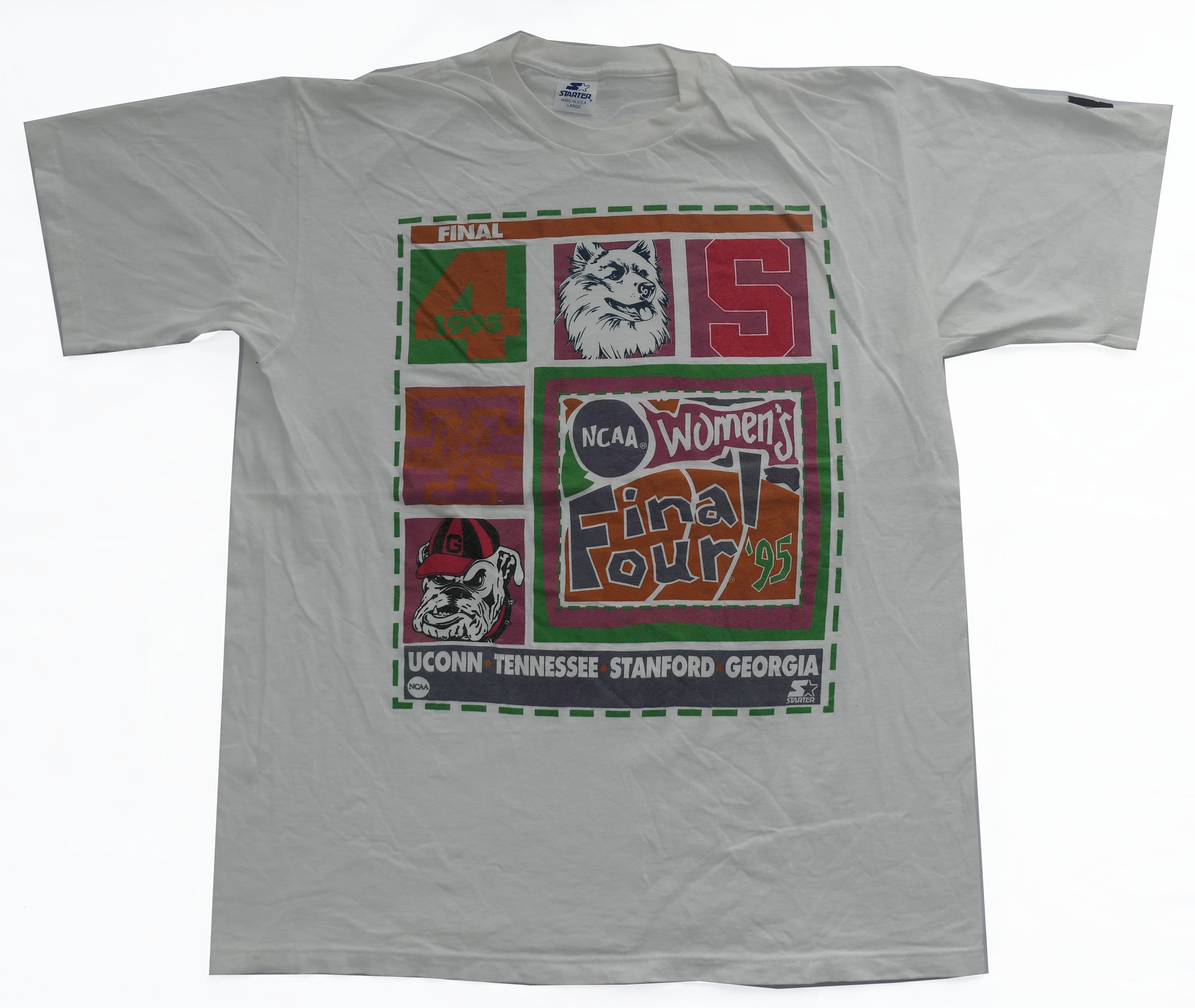 Vintage Vtg Starter Ncaa Women S Final Four 95 T Shirt