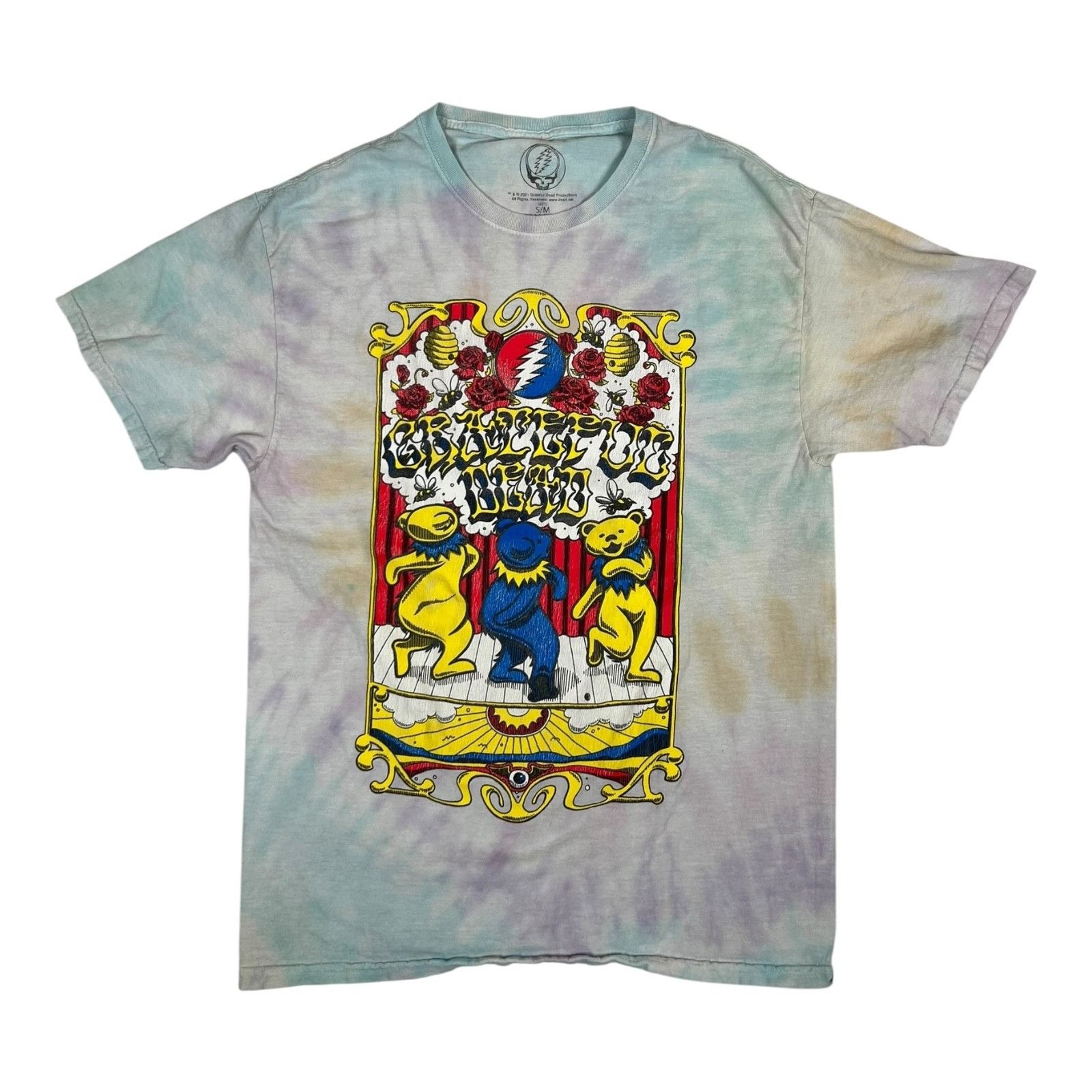 Dead Grateful Dead Band T Shirt Men S S M Dancing Bears Tie Dye R Hoodie, Sweatshirt | AU16VibeMintTees.com