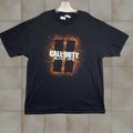 Vintage Call Of Duty T Shirt Men 2xl Black Graphic Print Short Sleeve Military Video Games M
