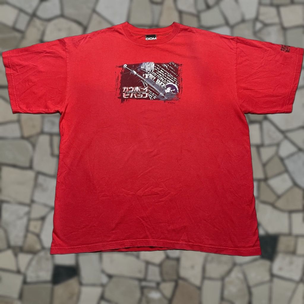 Vintage Spike Spiegel Cowboy Bebop Shirt T Shirt 2xl Red Mens Anime Rare Holiday