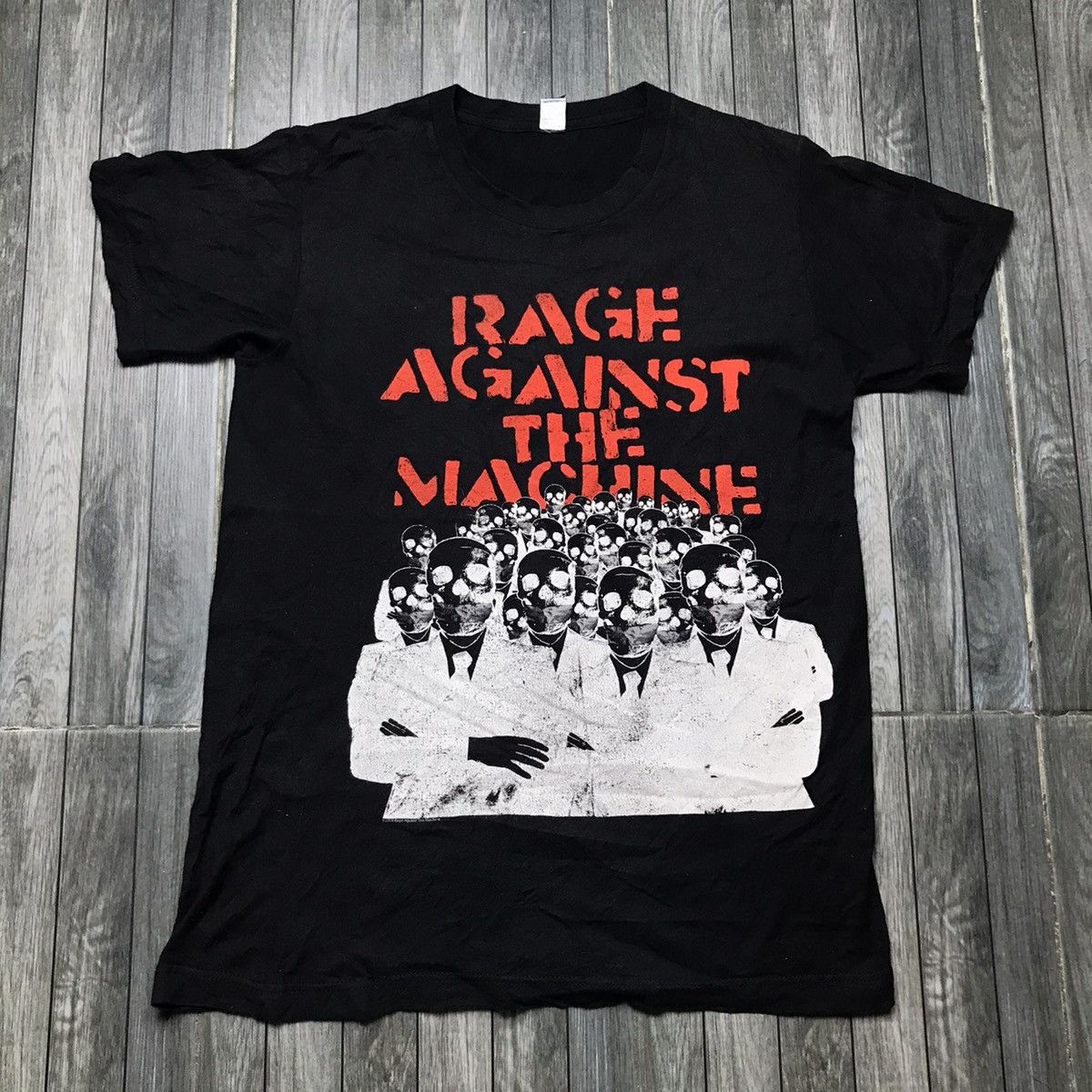 Vintage Rare Rage Against The Machine Band Tshirt Hoodie, Sweatshirt | FlexRushtees.com