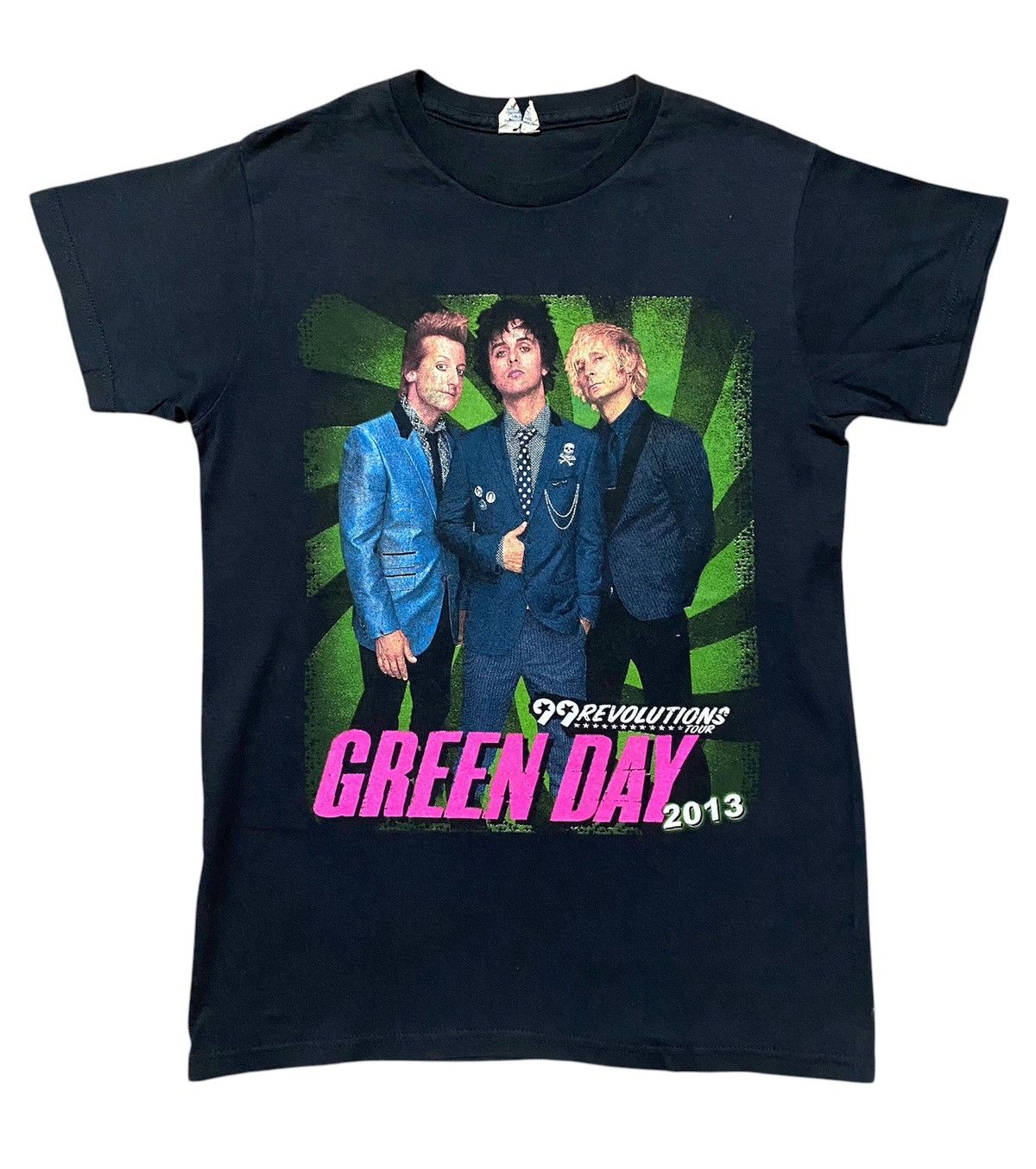 Vintage Green Day Band Tees 99 Revolutions Album Hoodie, Sweatshirt | FlexRushtees.com