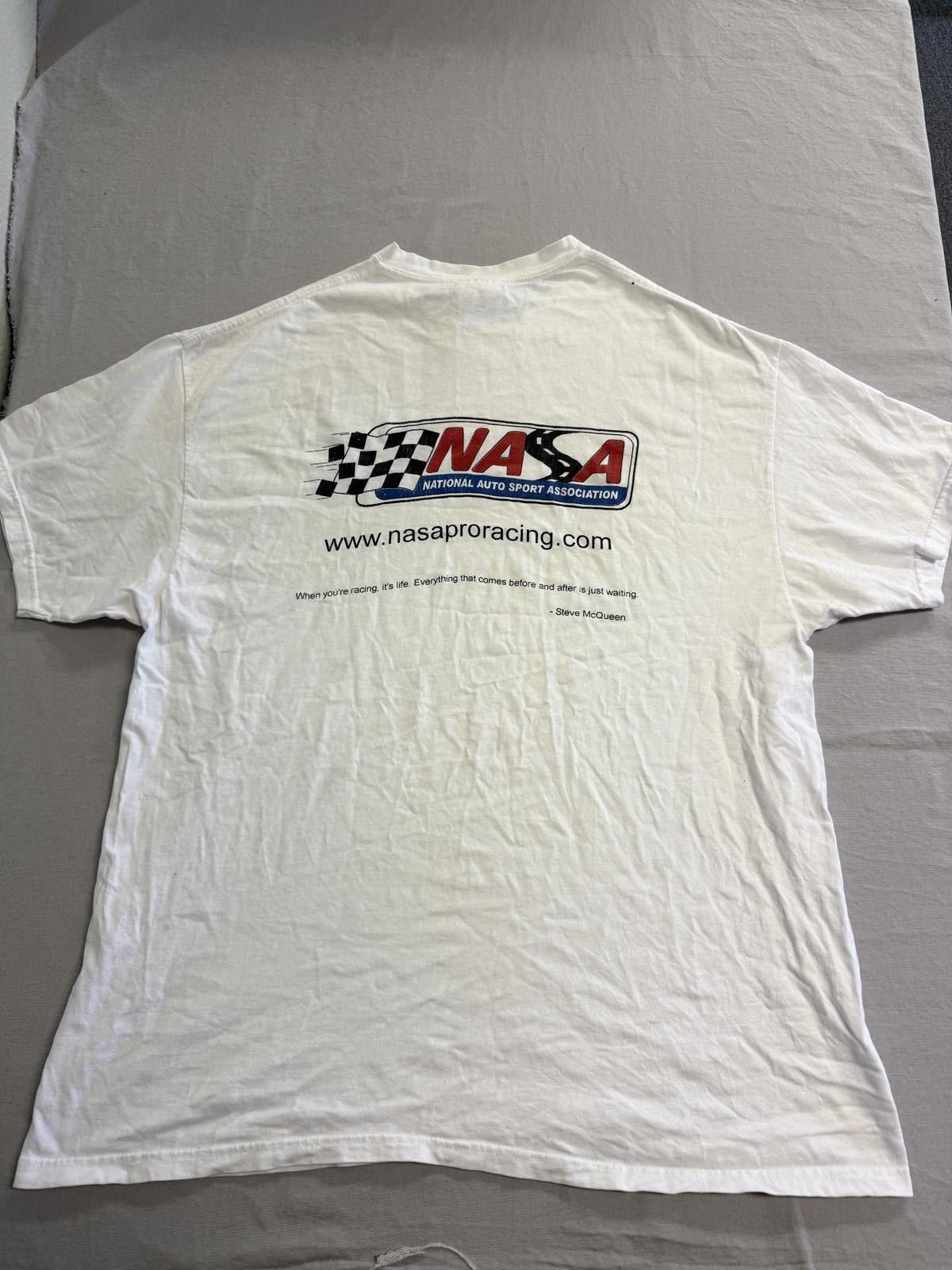 Hanes Nasa T Shirt National Auto Sport Association Steve Mcqueen