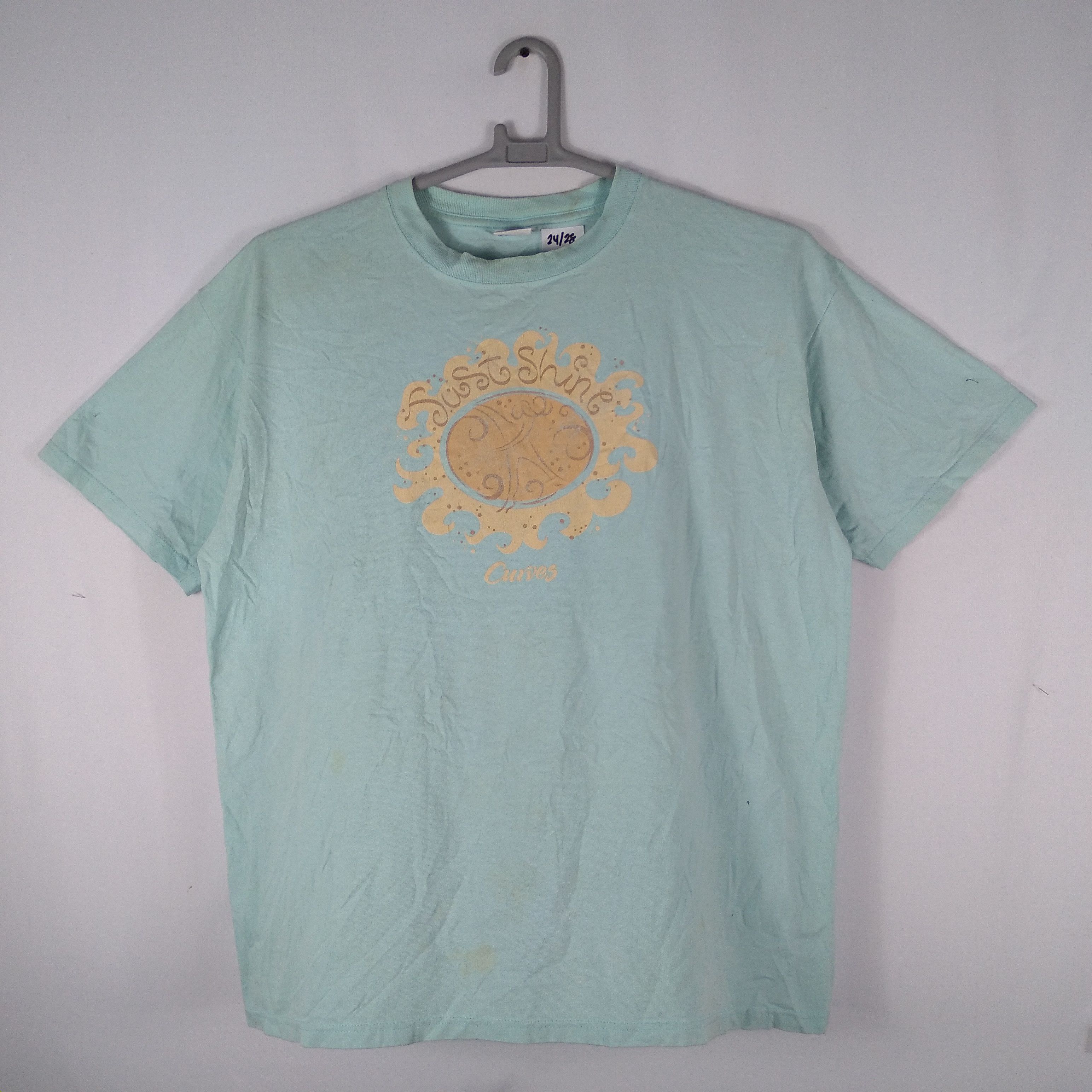 Vintage Just Shine Curves By Anvil Tee