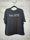 Alstyle Vintage Keep Talking Yawn Humor Quote T Shirt Hoodie, Sweatshirt | FlexRushtees.com
