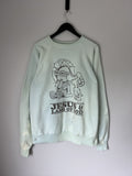Michael Saint Michael Jesus Lamb Of God Crewneck Sweatshirt Blue T-Shirts, Hoodie | FlexRushtees.com