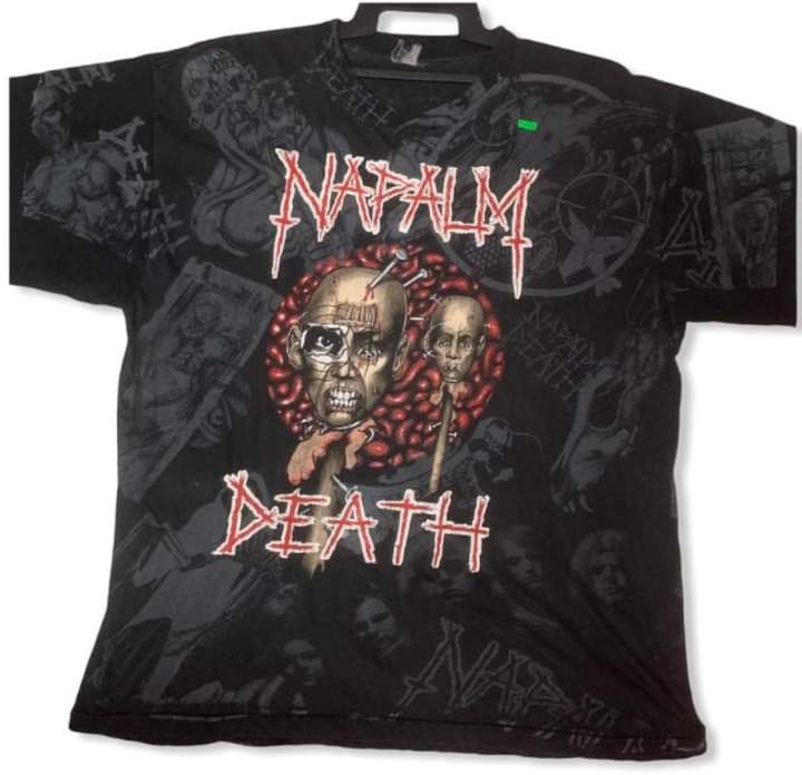Band Tees Vintage Napalm Death European Tour 90s Hoodie, Sweatshirt | FlexRushtees.com