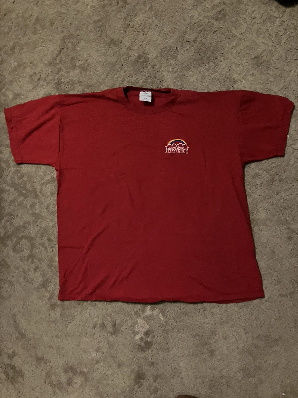 Vintage Rainbow Mountain Tee Shirt