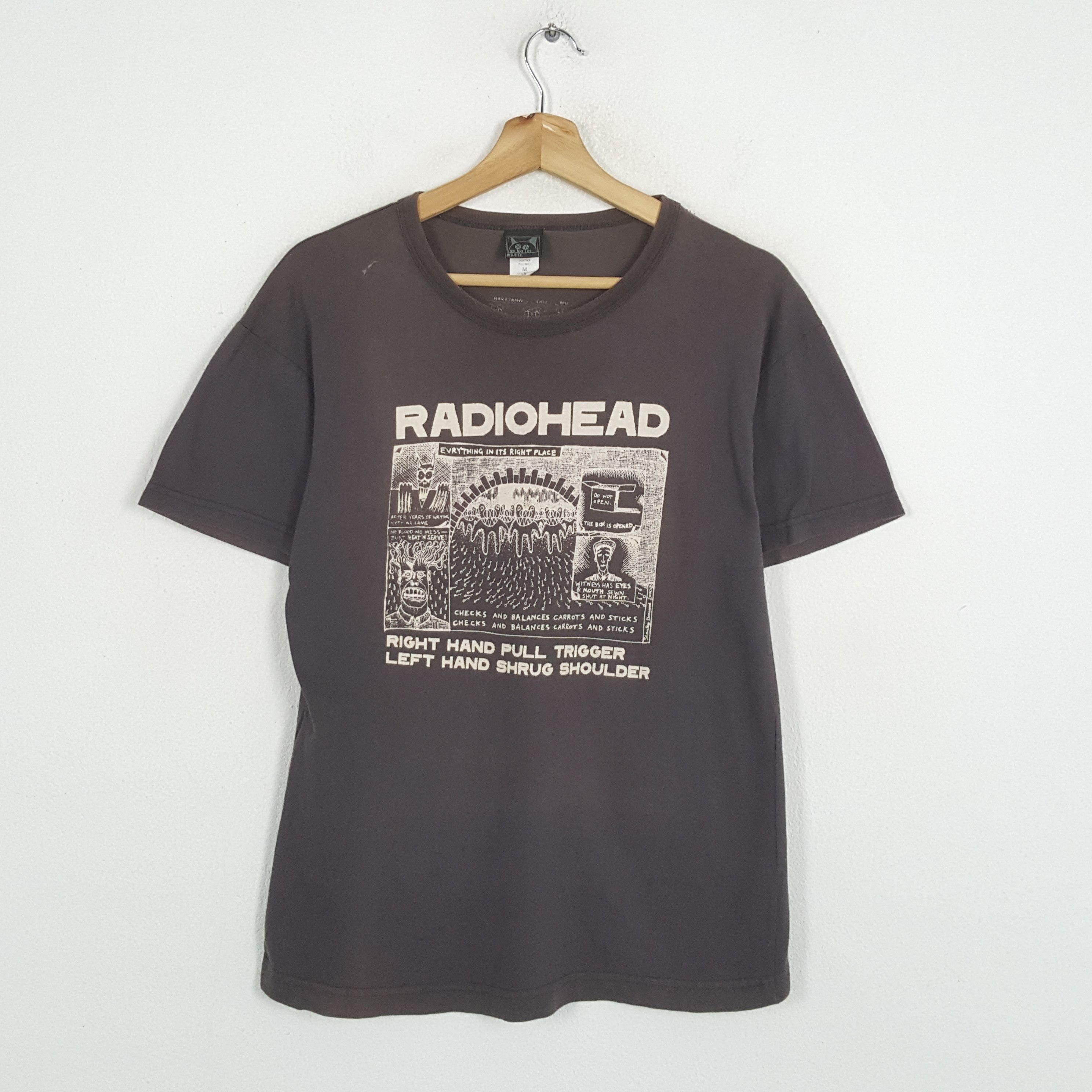 Vintage Radiohead English Rock Band T Shirts Hoodie, Sweatshirt | FlexRushtees.com