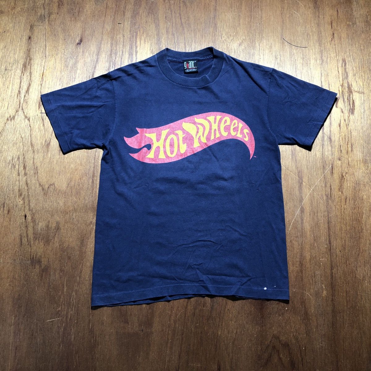 Vintage Hotwheels T Shirt On Giant Tag