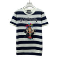 Gabbana Dolce Gabbana Colorblock Cartoon Tee Size M