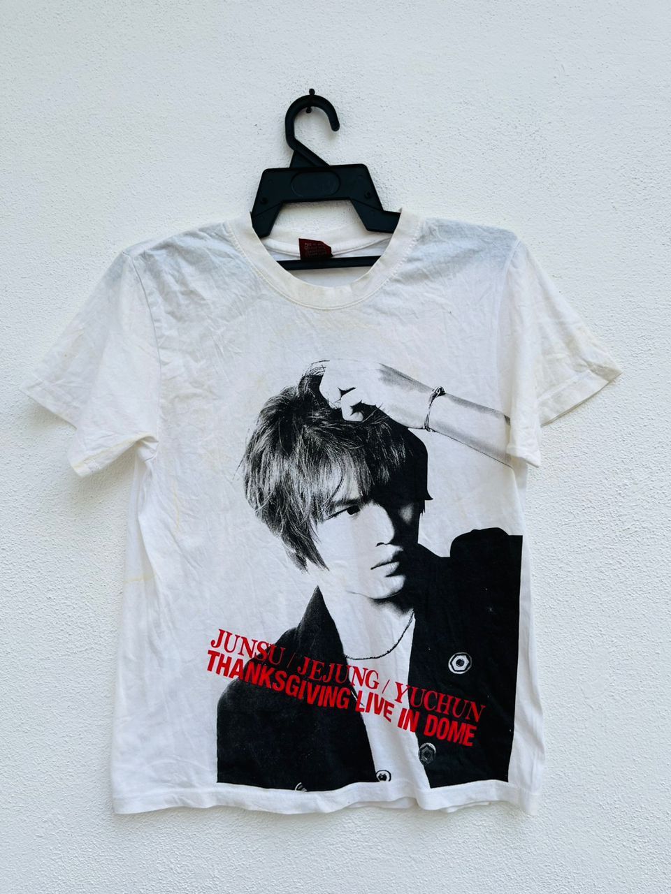 Vintage Junsu Jejung Japanese Famous Artist White Shirt Hoodie, Sweatshirt | FlexRushtees.com
