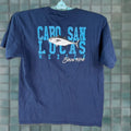 Vintage Cabo San Lucas Mexico T Shirt Adult Size L Blue Graphic Tee Shirt Men Tropical 90s Concert M
