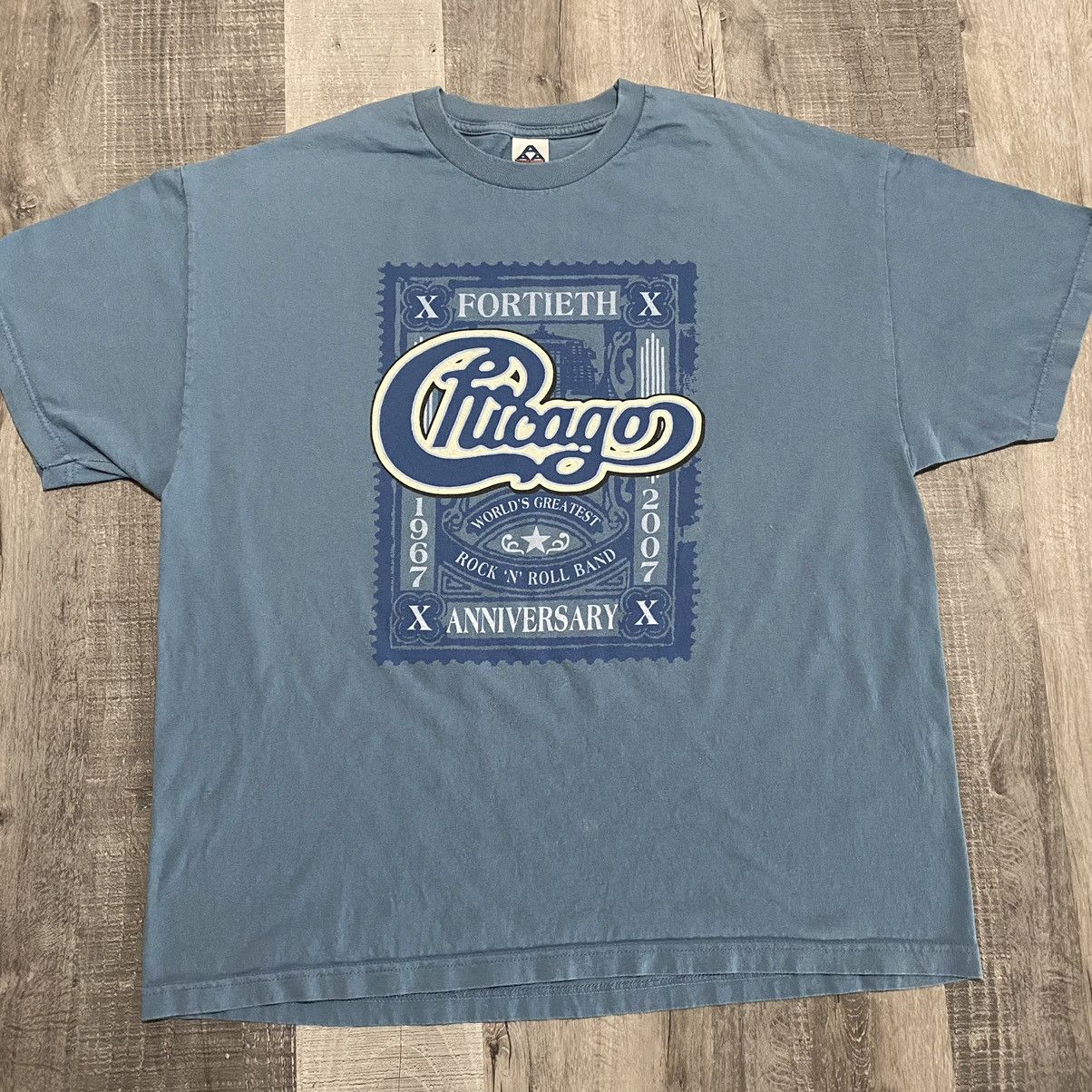 Band Tees Chicago Fortieth 1967 2007 40th Anniversry Concert Band Tee