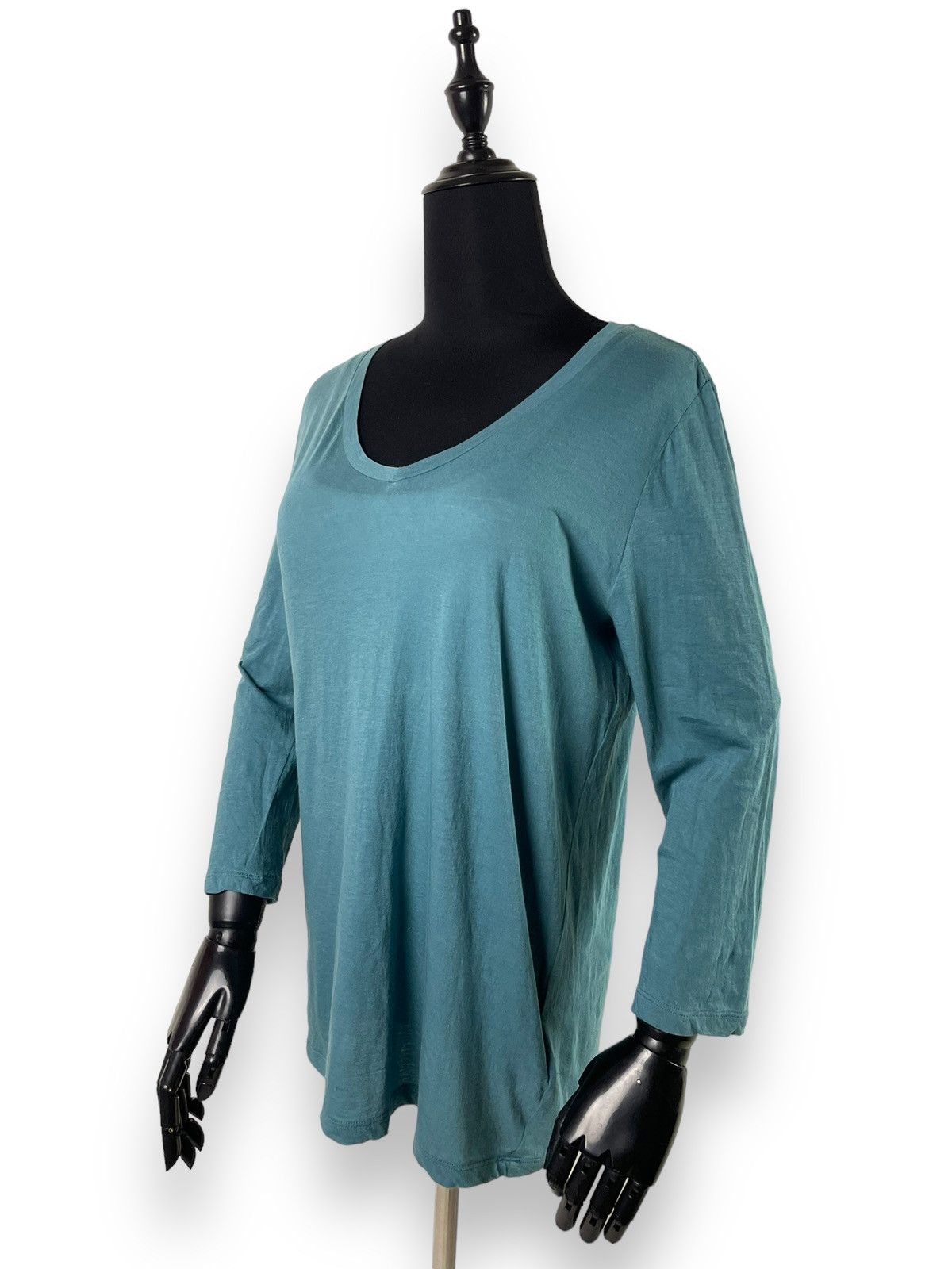 Yohji Yamamoto Y S For Living Boatneck Quater Sleeves Tops Tee