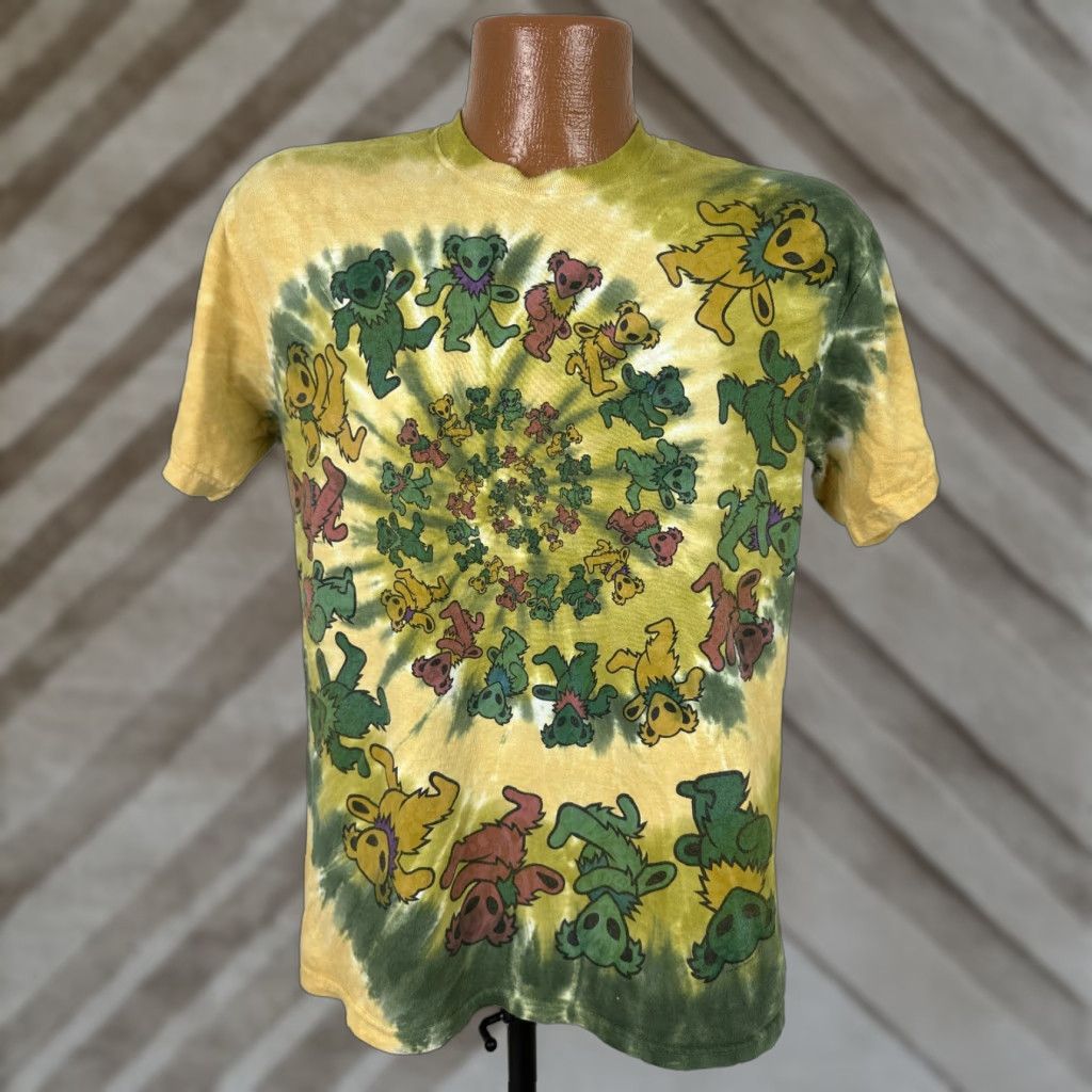 Blue Liquid Blue Grateful Dead T Shirt M Blue Graphic Print Short Sleeve Psychedelic Jerry Be
