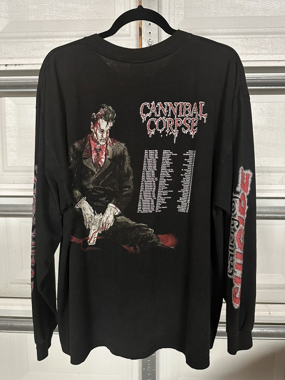 Vintage Cannibal Corpse Gallery Of Suicide Death Metal 1998 T-Shirts, Hoodie, Sweatshirt | FlexRushtees.com