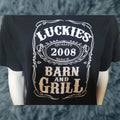 Company Port Company T Shirt Xl Black Men Crew Neck Short Sleeve Bar Restaurant Luckies Barn Gr Hoodie, Sweatshirt