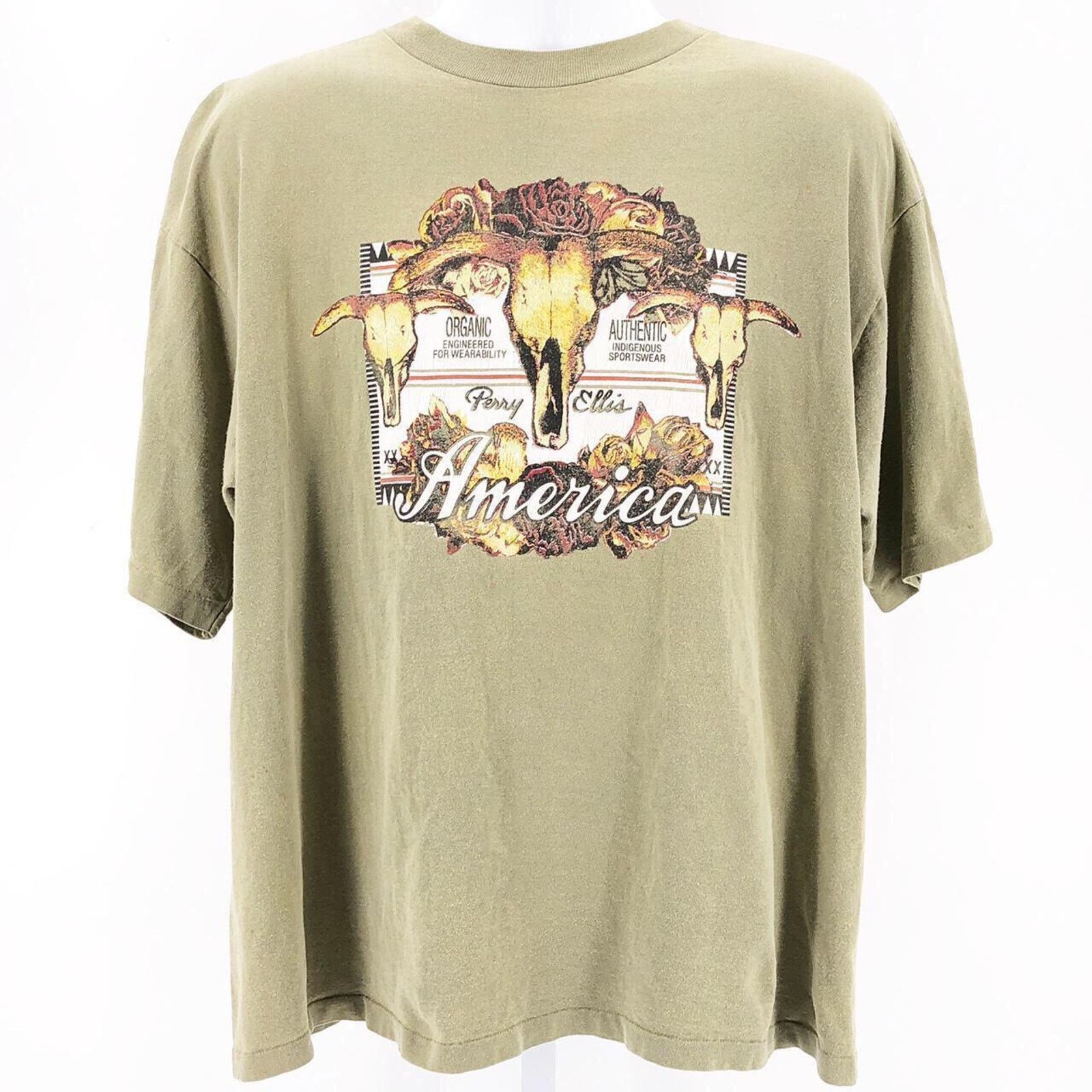Vintage Perry Ellis America Graphic Tshirt Y2k Vintage Hoodie, Sweatshirt | FlexRushtees.com