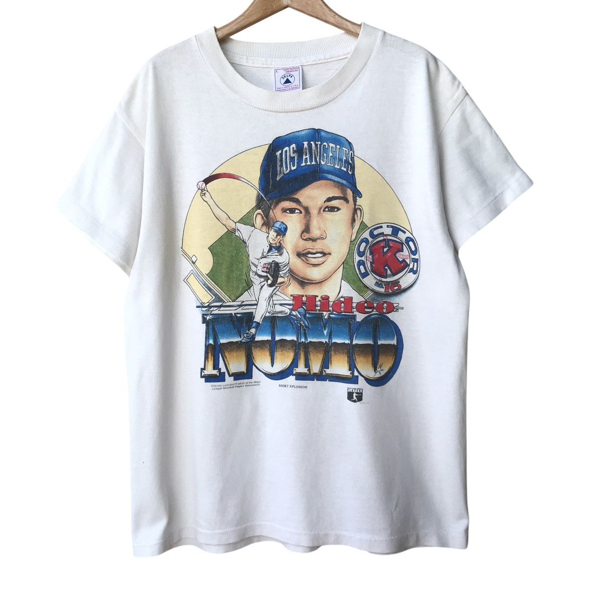 Vintage Hideo Nomo La Dodgers Vintage 1990s Delta Mlb Kids Tee Hoodie, Sweatshirt | FlexRushtees.com