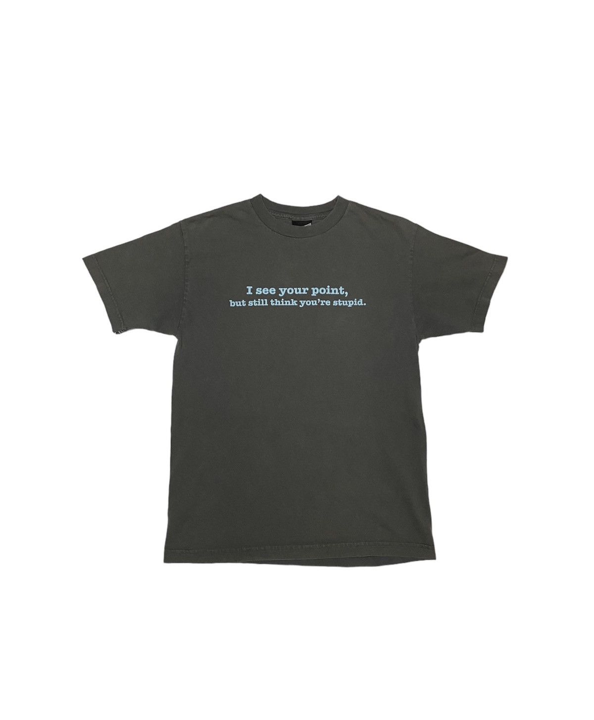 Vintage Crazy Humour Grail Y2k 2000 S Top Heavy Saying Tee M Hoodie, Sweatshirt | FlexRushtees.com