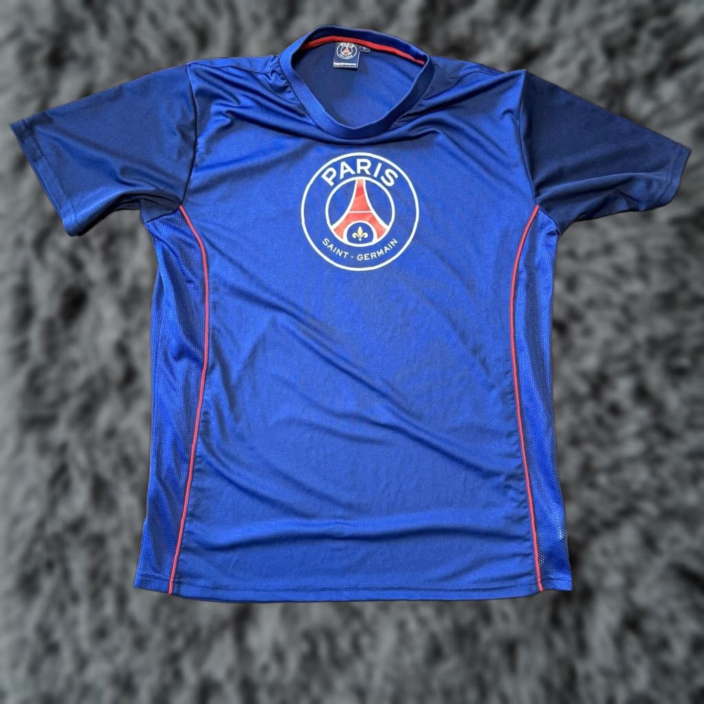 Vintage Paris Saint Germain Shirt L Blue Official Soccer T Shirt Jersey Sports Men Hoodie, Sweatshirt | FlexRushtees.com