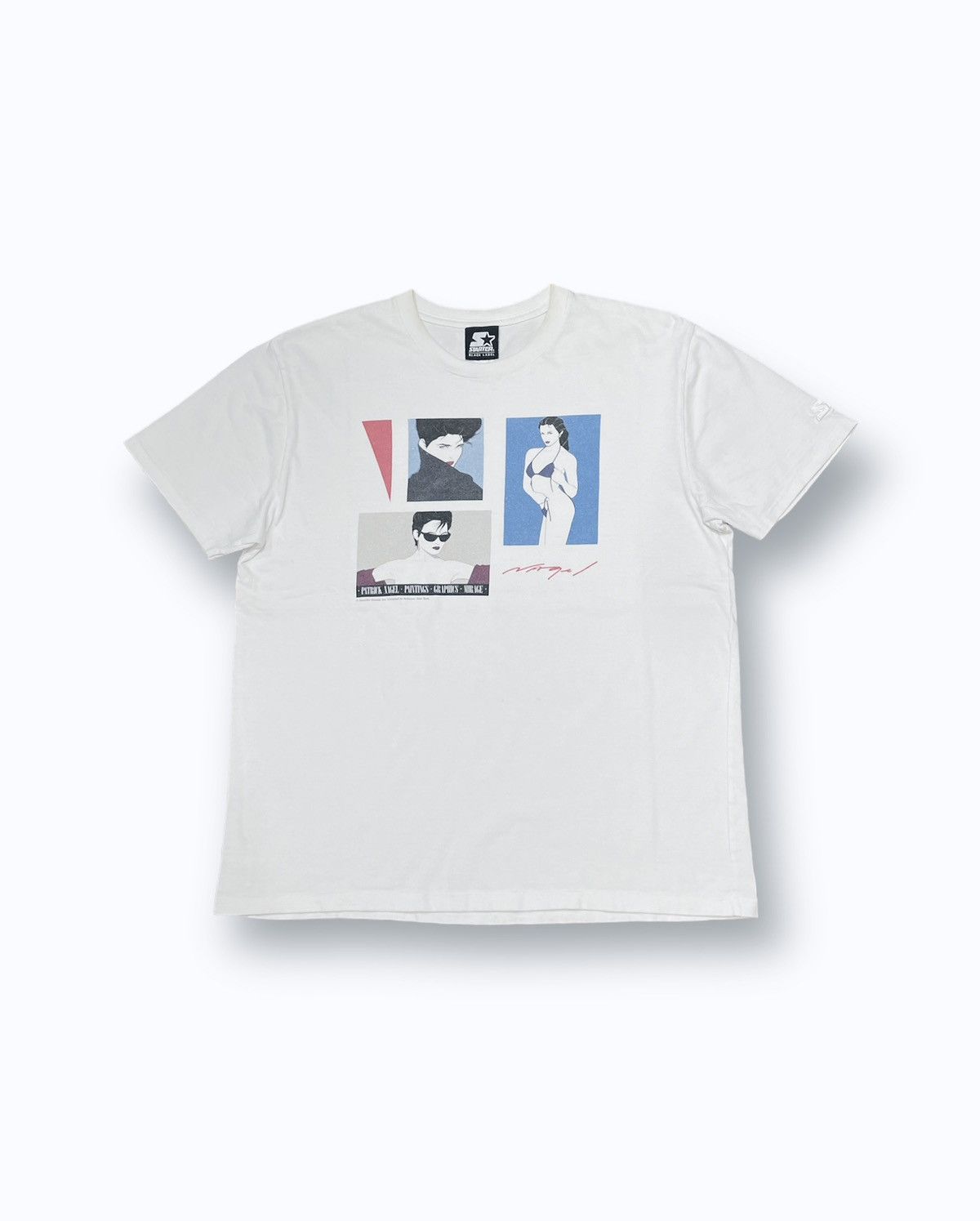 Vintage Starter Patrick Nagel Jennifer Dumas T Shirt